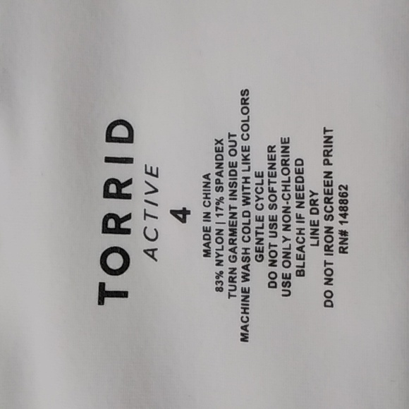 New without tags!  Torrid Active Leggings 4693r - Picture 4 of 5